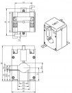 IA60B31 500/5 A  0,1-5 VA  klasse 0,2s thumbnail