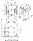 IA70B41 800/5 A  0,1-5 VA  klasse 0,2s thumbnail