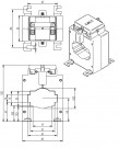 IA85B61 1000/5 A   0,1-5 VA  klasse 0,2s thumbnail